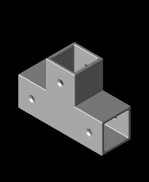 26 mm T-Shape Connector.stl