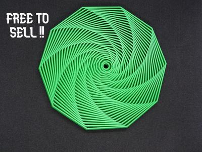 decagon fidget large 30 rings (free to sell)
