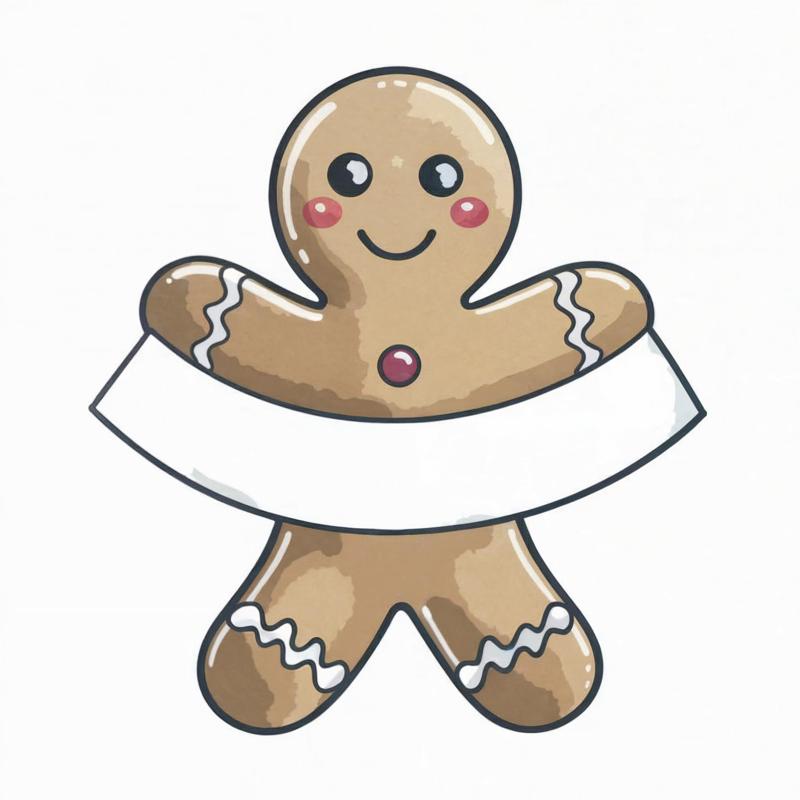 Gingerbread Man Christmas Cookie Cutter