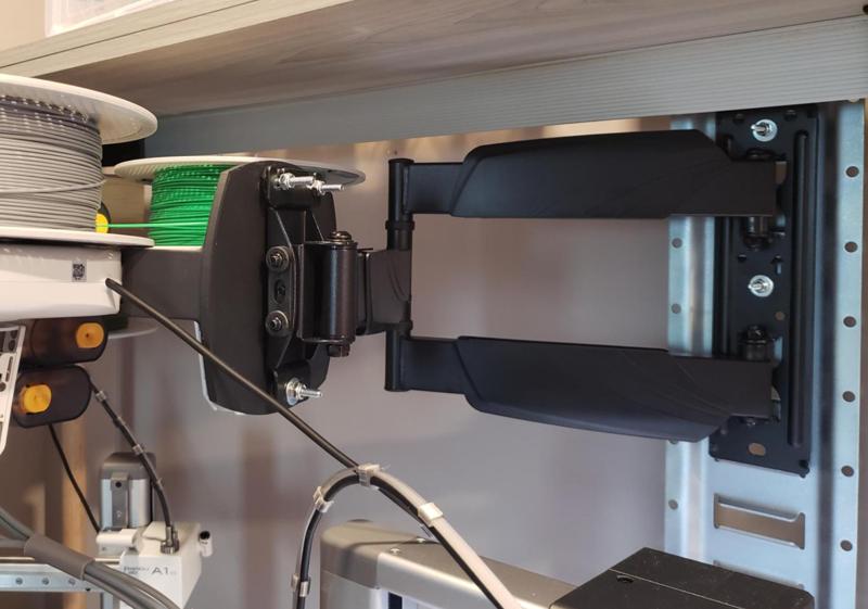 AMS Lite Overhead Mount using TV Wall Mount