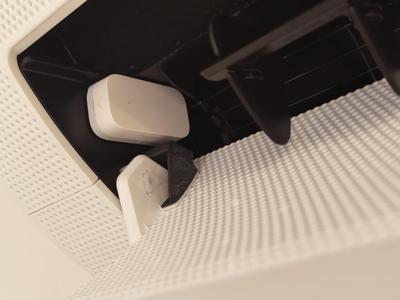Door sensor trigger magnet holder for Samsung Windfree ac unit. 