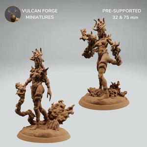 Fire Elemental Sorceress, Flame Mage Succubus Bundle