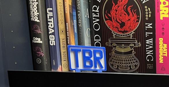 TBR library sign 