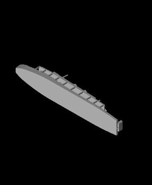 1/350 Scale Shallow Draft Gun Boat.stl
