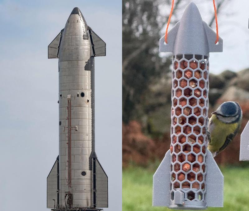 SpaceX Starship bird feeder