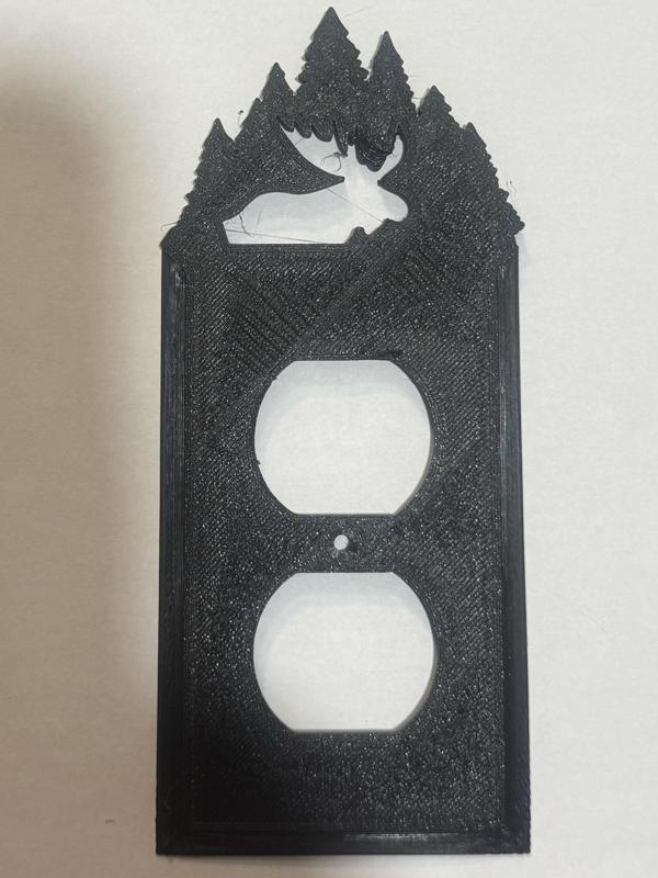 Decorative Moose Outlet Cover