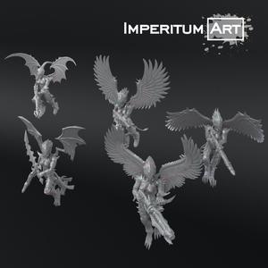 Dark elves harpies