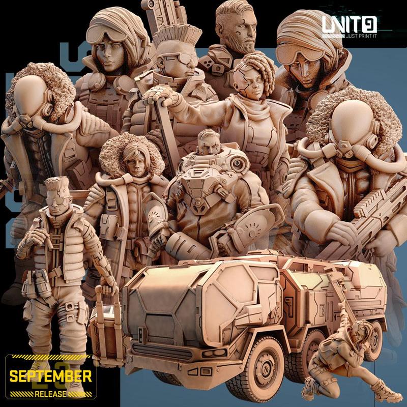 Cyberpunk models BUNDLE - Bomber Girls - (September23 release)