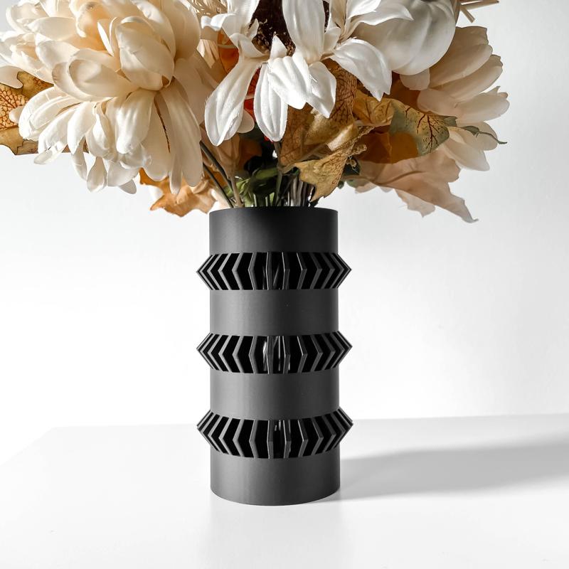 The Curn Vase, Modern and Unique Home Decor for Dried and Preserved Flower Arrangement