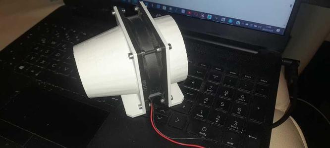 ein Trichter für PC Lüfter 
