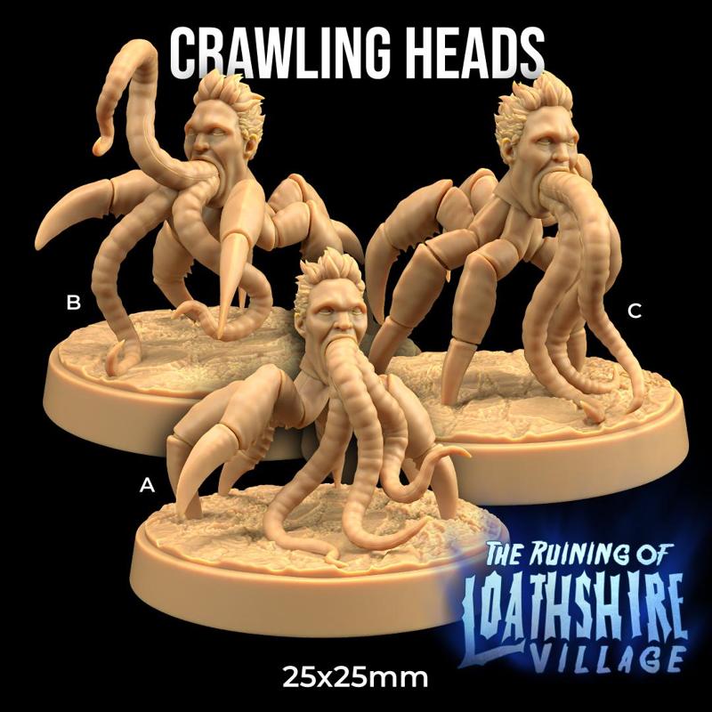 Crawling Heads | PRESUPPORTED | The Ruining of Loathshire Village