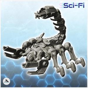 Cudmos scorpio combat robot (16) - Future Sci-Fi SF Post apocalyptic Tabletop Scifi