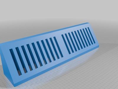 18 Inch baseboard diffuser register cover