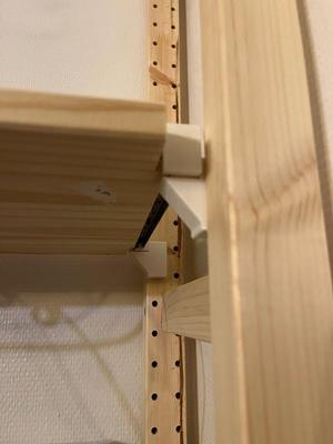 IKEA Ivar shelf extender with original Ivar shelves