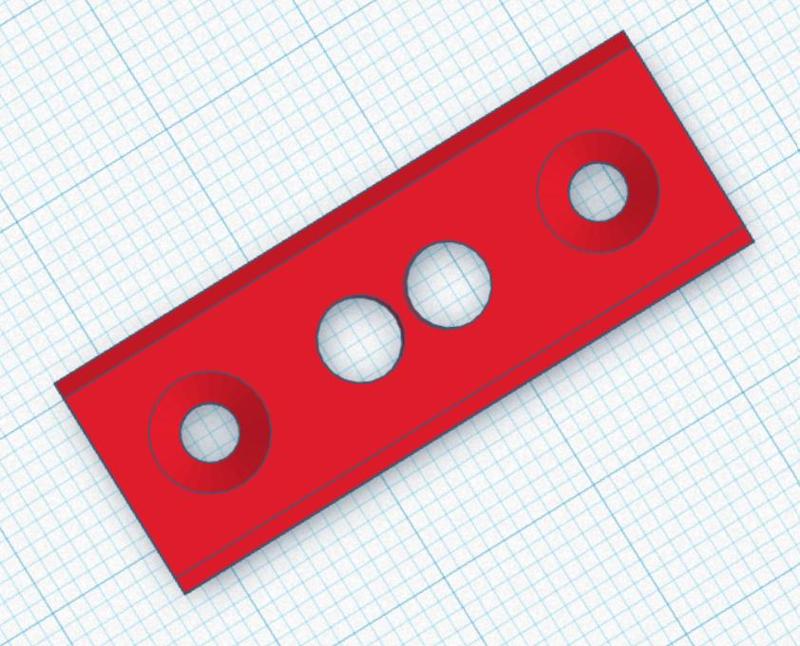 holder for FC-51 Infrared sensor for vertical mounting