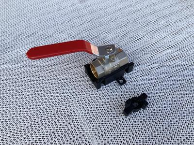 Valve holder and knob