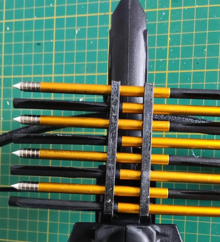 mini crossbow quiver - carquois mini arbalète