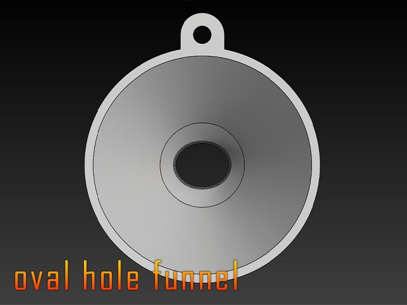 oval hole funnel