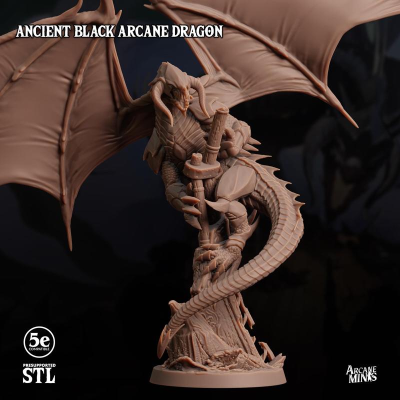 Ancient Black Arcane Dragon