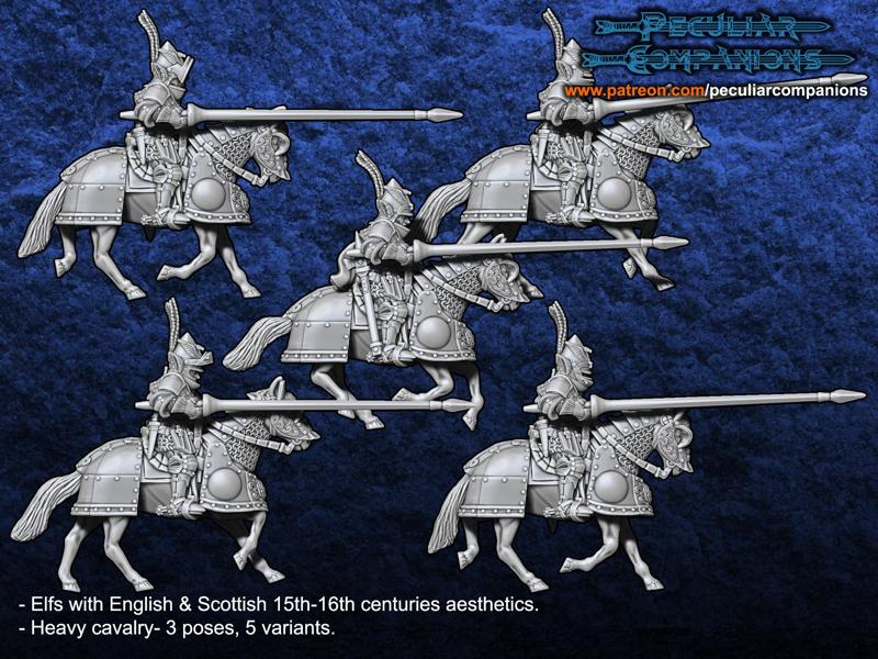 Anglo-Scottish elfs - Heavy Cavalry