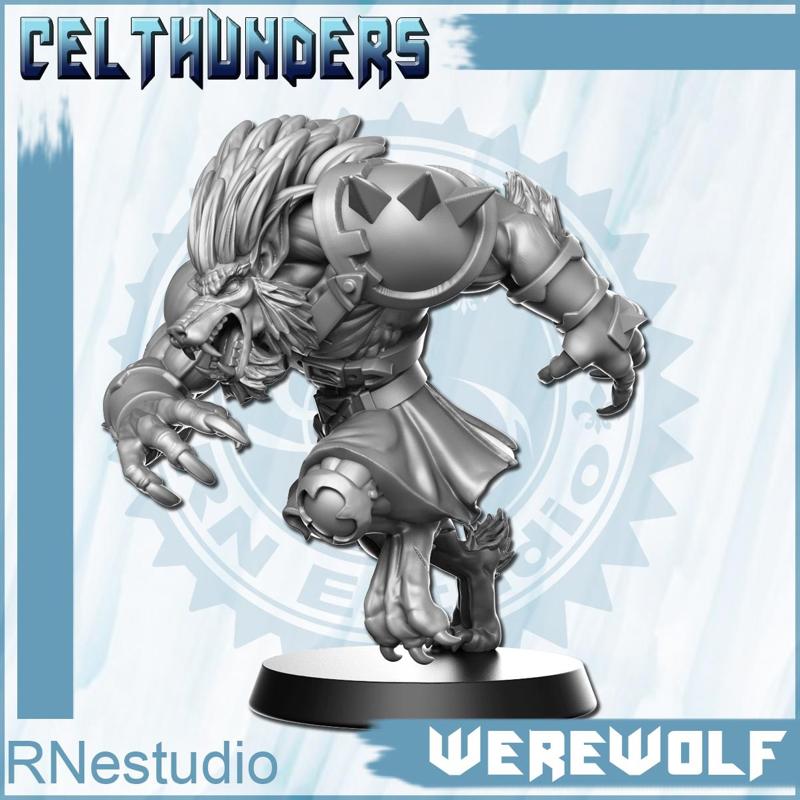 15 Werewolf Celthunders Fantasy Football 32mm