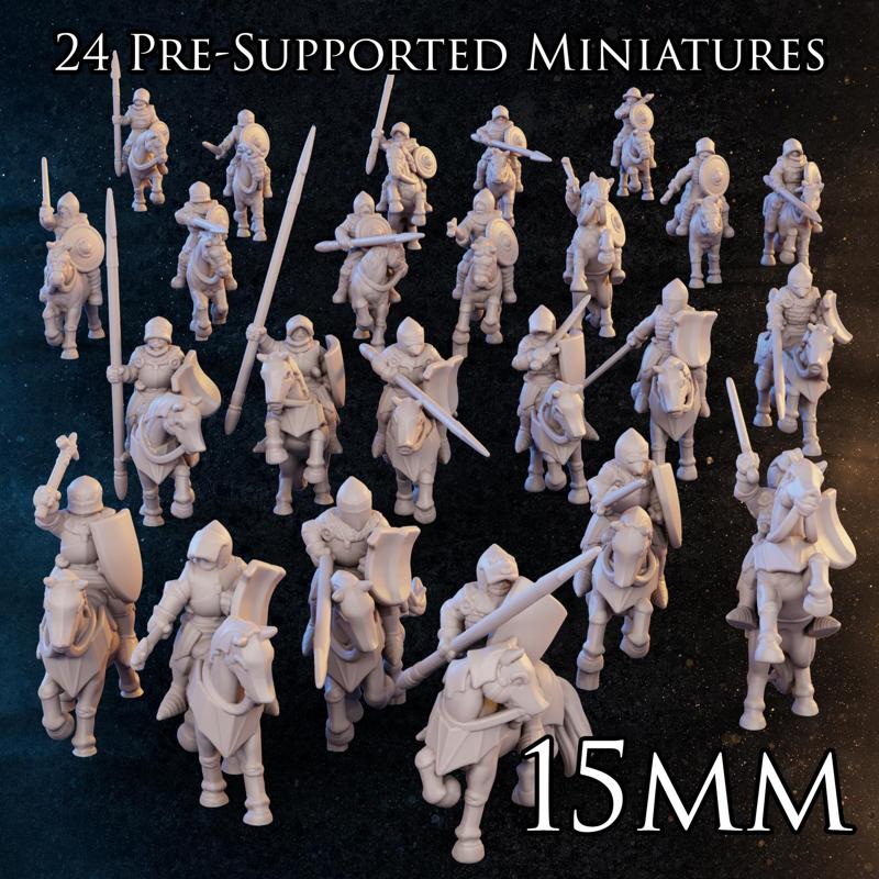 15mm - Cavalry - Late Medieval