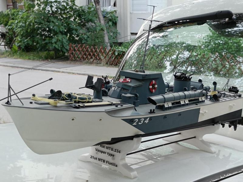 Vosper MTB 234 Torpedo Boat Scale Model