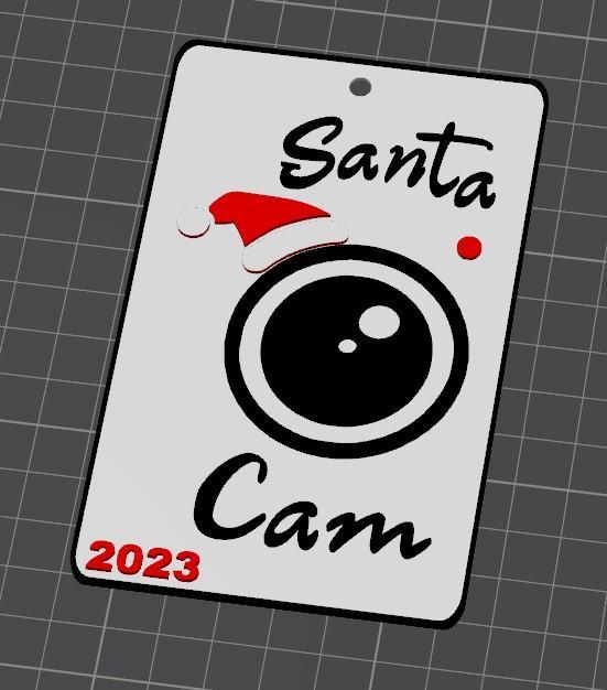 Santa Cam Ornament