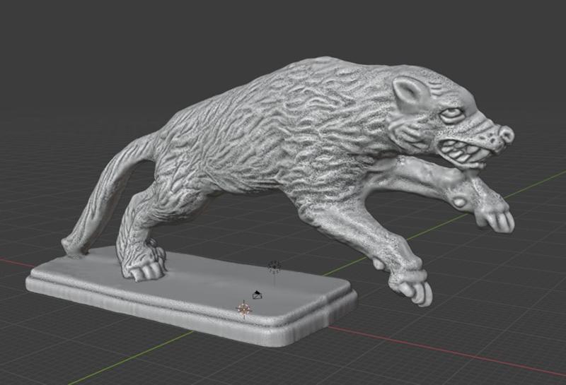 HeroQuest - Giant Wolf - Mage of the Mirror 