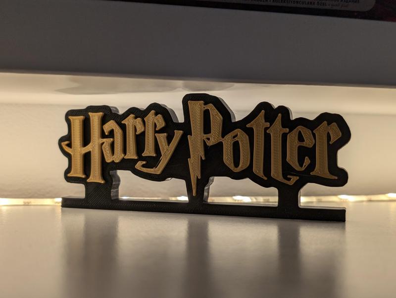 Harry Potter logo stand