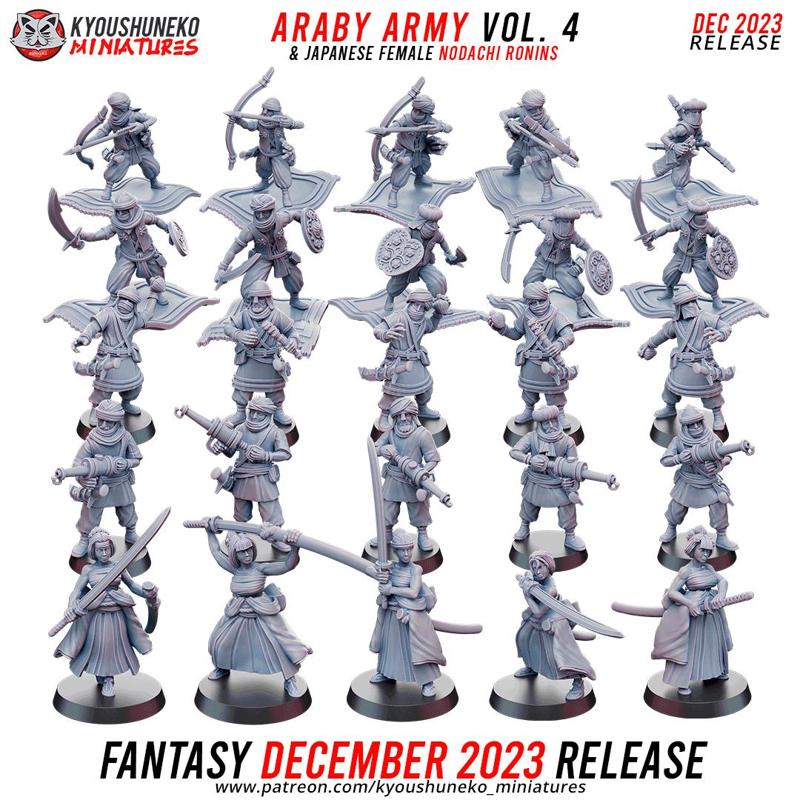 December Fantasy 2023 Release - Araby Army IV