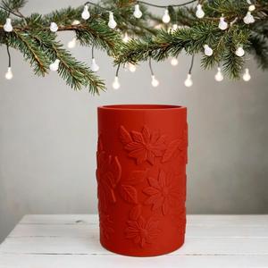 Poinsettia Vase