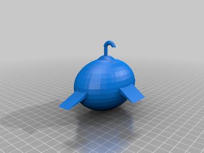 Blobfish ornament 