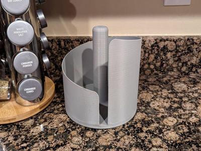Spiral Vertical Paper Towel Holder