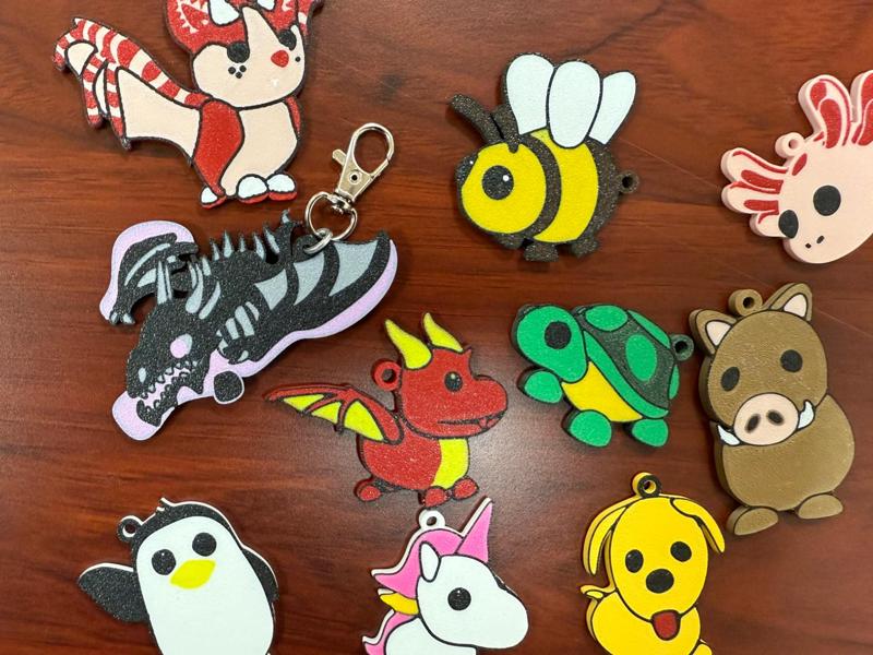 Roblox Pets Adopt me Unicorn Ssbd Dragon Llavero