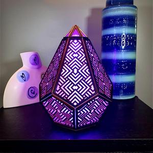 Square Mosaic Lamp