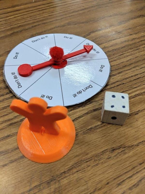 Basic game spinner