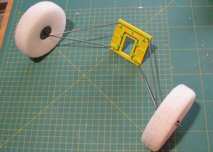 Landing Gear Velcro Mount for Foam RC Plane