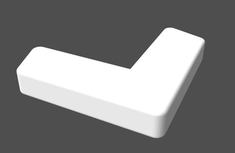 Caravan Trimatic Door Corner Insert
