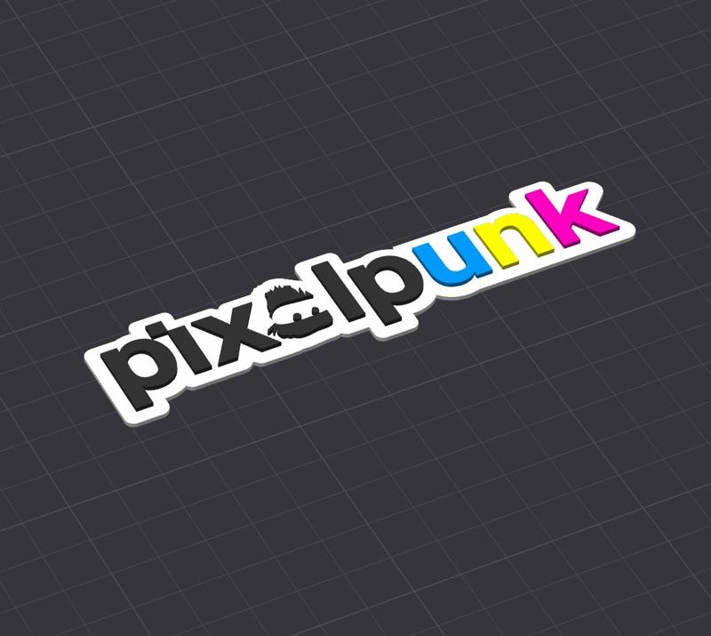 Pixel Punk Badge/Keyring