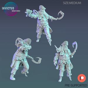 Cosmic Pirate Set / Alien Ship Captain / Space Bandit / Ruthless Headhunter / Cyberpunk Warrior / Invasion Army / Trooper Attack / Sci-Fi Encounter