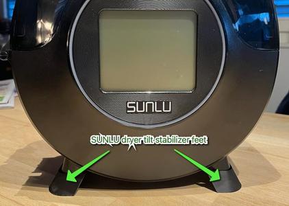 SUNLU filament dryer tilt protection
