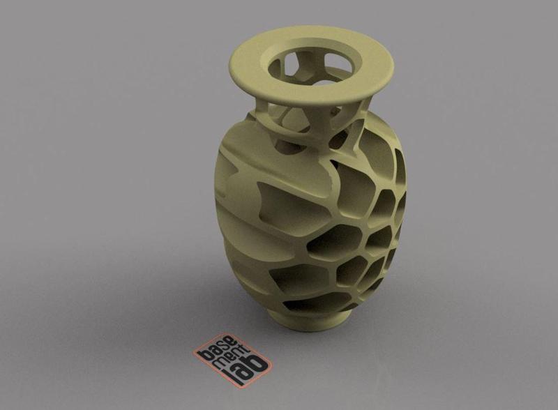 Plant pot and Planter Vase Type L2 Voronoi * Italian design *