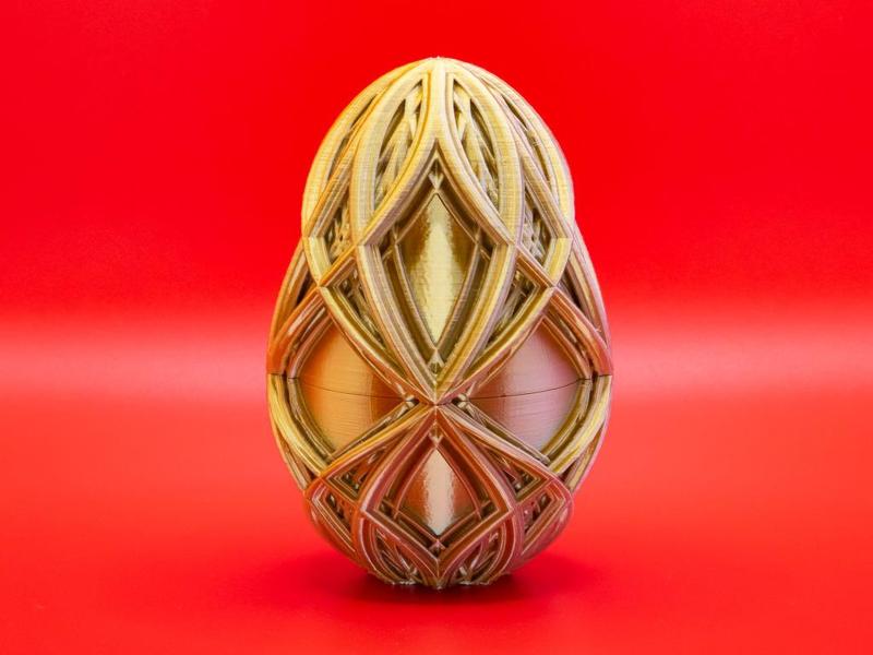 Kaleidoscope Cross Easter Egg