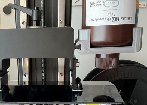 Elegoo Jupiter SE Buildplate Bottle Holter