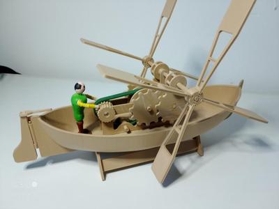 Barca a Pale di Leonardo da Vinci