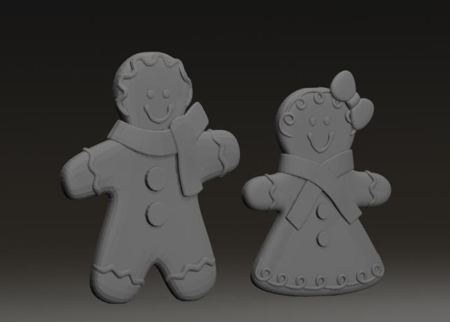 Gingerbread Man and Woman | Christmas