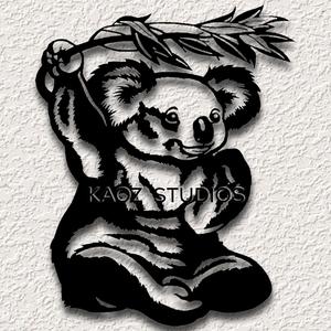koala bear wall art bears wall decor Australia decoration 2d animal