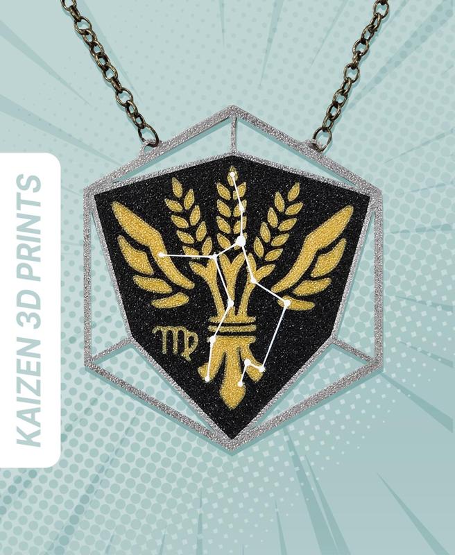 Virgo Astrology Pendant