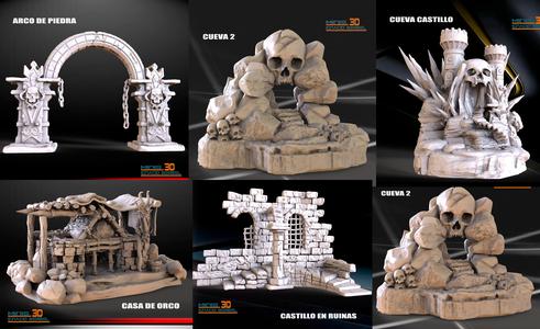 CASA MEDIEVAL PARA JUEGOS DE ROL